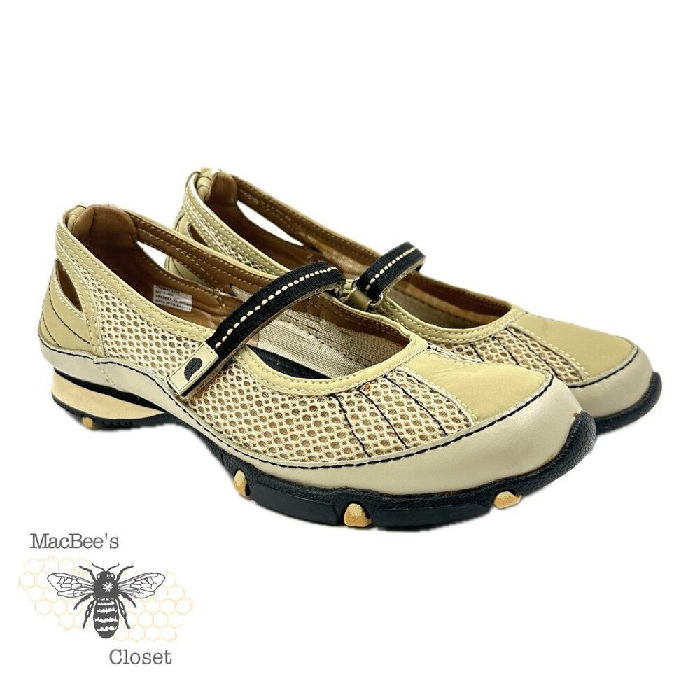 Golfstream Women's Aerify Fashion Sneaker Size 7 Golf Sandals Strap Tan